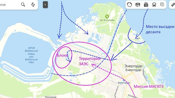 Phía Nga tiết lộ, các xuồng cao tốc đổ bộ của Ukraine và lực lượng đặc biệt đã thực hiện ba đợt phản công liên tiếp vào nhà máy điện hạt nhân đều xuất phát từ Nikopol, cách Zaporozhye 13 km về phía Bắc.