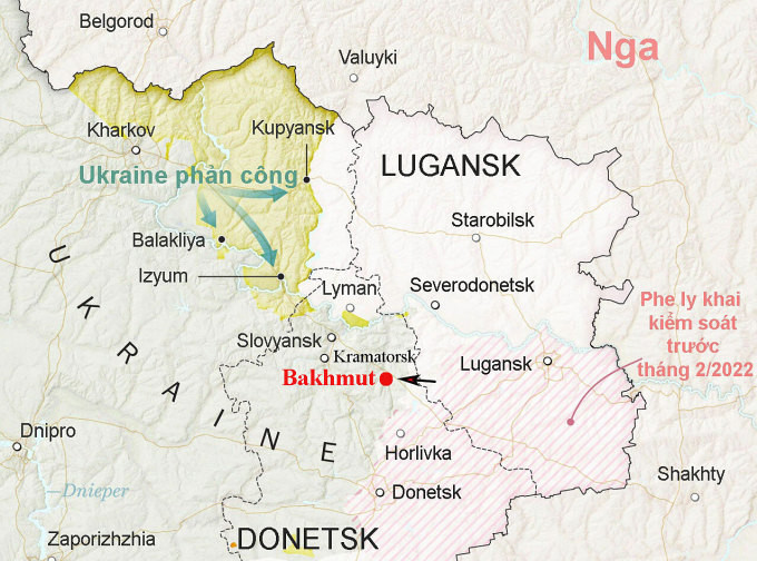 Tính đến thời điểm hiện tại, quân Nga và Ukraine đã giao tranh quanh Bakhmut được hơn 4 tháng. Kể từ khi quân Nga rút khỏi Kherson, đã có thông báo rằng, quân đội Ukraine đã giành lại được khoảng một nửa lãnh thổ. Trong hoàn cảnh như vậy, việc chiếm Bakhmut hiển nhiên đã trở thành mục tiêu hàng đầu của quân đội Nga.