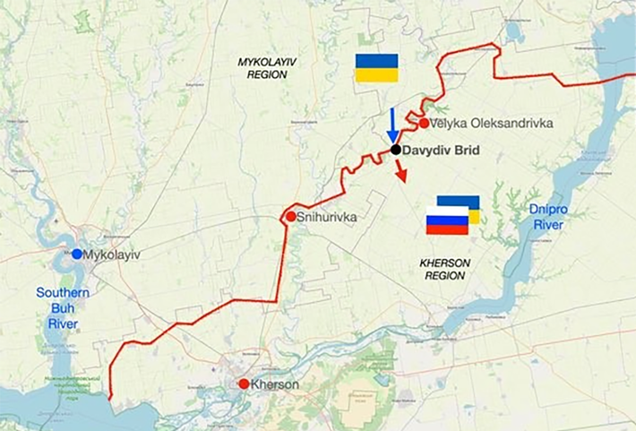 Theo thông tin được tờ Sohu đăng tải, trong vòng 24 giờ qua, Quân đội Ukraine đã tiến hành mở cuộc phản công ở mặt trận phía nam và phản công trên hướng Kherson hiện do Nga chiếm đóng.