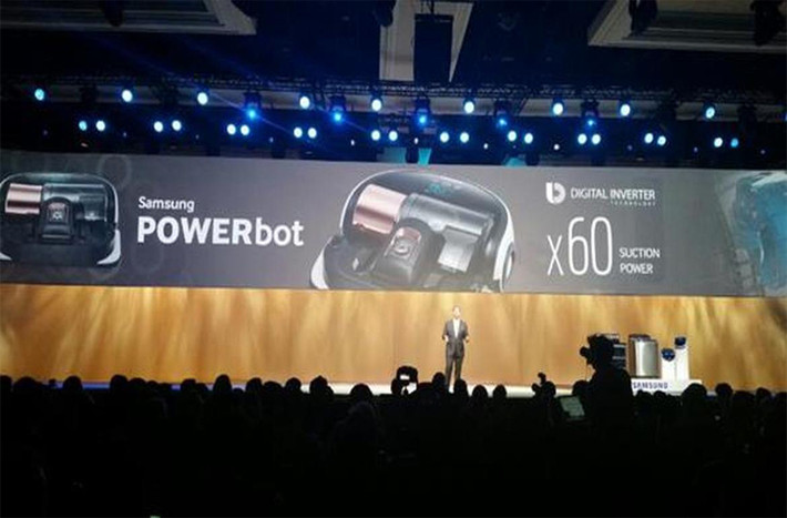 Samsung POWERbot VR9000 là robot hút bụi thế hệ kế tiếp, được trang bị công nghệ Digital Inverter Motor, hút “khoẻ” hơn 60 lần so với máy hút bụi dạng đứng truyền thống
