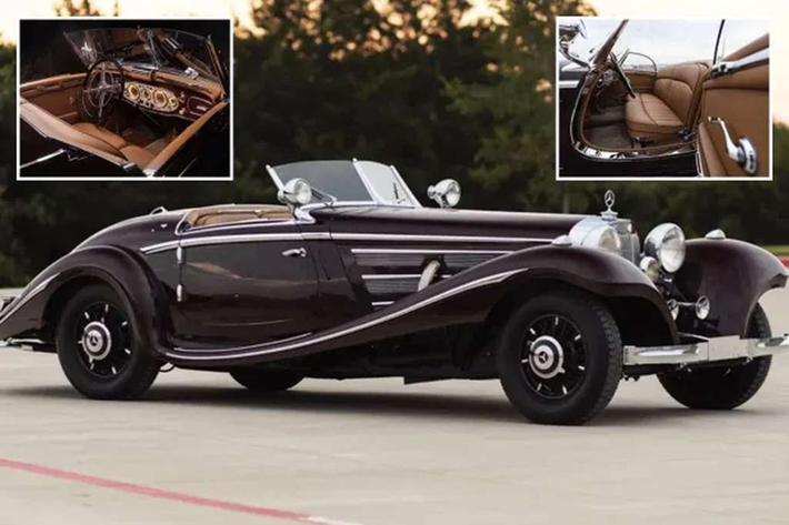 Mercedes-Benz 500K hàng hiếm được biết đến là mẫu xe hạng sang cổ điển chỉ được sản xuất trong khoảng thời gian từ năm 1934 đến năm 1936, đây chính là lý do khiến giới sưu tầm xe luôn khao khát sở hữu nó.