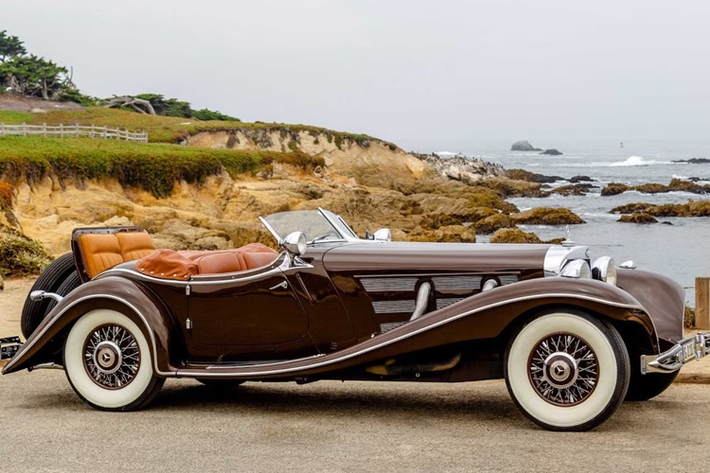 Chiếc Mercedes-Benz 500K này sở hữu động cơ M24 5.1L 8 xi-lanh thẳng hàng, sản sinh công suất 160 mã lực với bộ siêu nạp kiểu roots và hộp số sàn bốn cấp. Mặc dù đã 90 năm tuổi nhưng chiếc xe này mới chỉ chạy được 69.201 km, điều này khiến nó trở thành một món đồ không thể bỏ lỡ đối với các nhà sưu tập xe.
