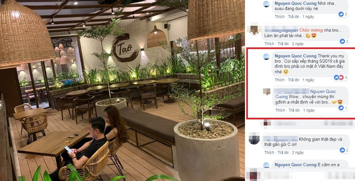 Kể từ sau khi dính tin đồn hẹn hò từ giừa tháng 7/2017, Cường Đô la và Đàm Thu Trang liên tục chia sẻ những động thái cho thấy cặp đôi sắp về chung một nhà. Mới đây dựa theo lời chia sẻ của đại gia phố Núi trên trang cá nhân, các fan tin Cường Đô la cưới Đàm Thu Trang vào tháng 5/2019. Ảnh: FBNV.