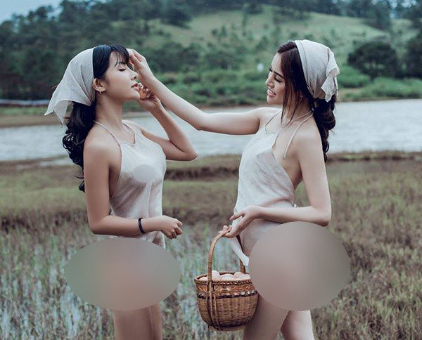 Không chỉ bị dư luận chỉ trích gay gắt khi thực hiện bộ ảnh khoe thân phản cảm, dung tục tại "Tuyệt tình cốc Đà Lạt", người đẹp 9X còn thường xuyên có những phát ngôn gây sốc. Ảnh: Tuart.