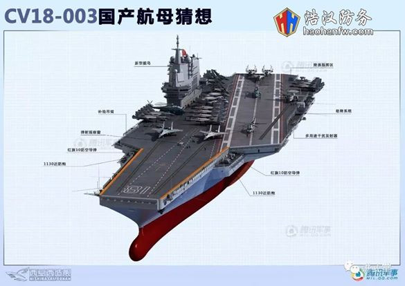 Đây là một điều vô cùng khó hiểu khi con tàu chưa hoàn thành nhưng đã được kéo đi nơi khác. Người Trung Quốc đã rất khôn khéo khi lựa chọn những ngày trời nhiều mây âm u để di chuyển con tàu trong bí mật, cho đến ngày 2/6 vừa qua người ta mới có thể phát hiện ra sự ra đi bí ẩn của chiếc tàu sân bay. Ảnh: Đồ họa tàu sân bay Type 003 của Trung Quốc.