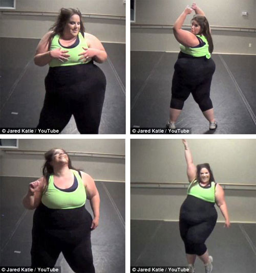Whitney Thore từng gây sốt YouTube khi đăng tải video nhảy với những màn vũ đạo chuyên nghiệp. Clip ‘Fat girl dancing’ của cô có hàng triệu lượt xem trong một thời gian ngắn.