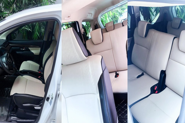 Theo anh Lê Hồng Sơn – chủ nhân chiếc xe giá rẻ Suzuki Ertiga 2019 cho biết tổng chi phí nâng cấp ghế da cho xe là 9 triệu đồng, bao gồm bọc ghế da và táp-pi cửa, trần xe và lót sàn chống cháy, trong đó chi phí ghế da là 7 triệu đồng và trần xe khoảng 1,8 triệu đồng. Được biết thời gian thi công và hoàn thiện khoảng hơn 1 ngày, tuy nhiên anh cho biết phải chờ khoảng 10 ngày mới đến lượt.