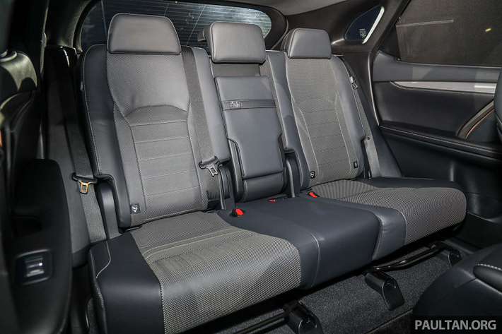 Đặc biệt, RX 2020 là chiếc Lexus đầu tiên hỗ trợ kết nối Android Auto cho phép người dùng có thể dùng Google Maps hay nghe nhạc từ các ứng dụng như: Spotify hay Pandora,... bên cạnh kết nối Apple CarPlay như trước, trang bị 06 cổng USB và khe cắm sạc điện thoại. RX 2020 được trang bị hệ thống điều hoà 2 vùng độc lập, hệ thống âm thanh 12 loa, nhiều chế độ lái (Eco, Normal Sport cho bản Premium và Luxury; bổ sung Sport S, Sport S + và Custom cho phiên bản F Sport).