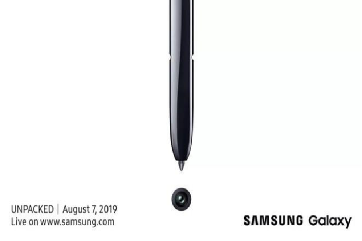Samsung cho biết công ty sẽ ra mắt Galaxy Note10 vào ngày 7/8 tại New York, Mỹ.