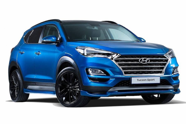 Ngay từ bên ngoài Tucson Sport mới đã gây ấn tượng mạnh bởi thiết kế thể thao và dữ dằn hơn.