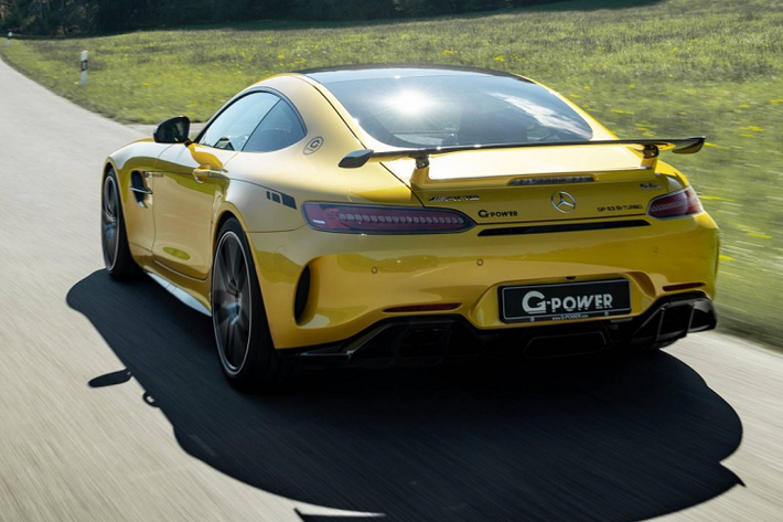 Cụ thể, G-Power sẽ cung cấp cho Mercedes-AMG GT R ba gói độ với tên lần lượt Performance Software V4, V3, V2 và V1. Ở gói V4, sức mạnh của xe sẽ được nâng lên thành 789 mã lực, cùng mô-men xoắn cực đại 850 Nm. So với nguyên bản của xe, gói độ này sở hữu công suất cao hơn đến 215 mã lực và 150 Nm mô-men xoắn.