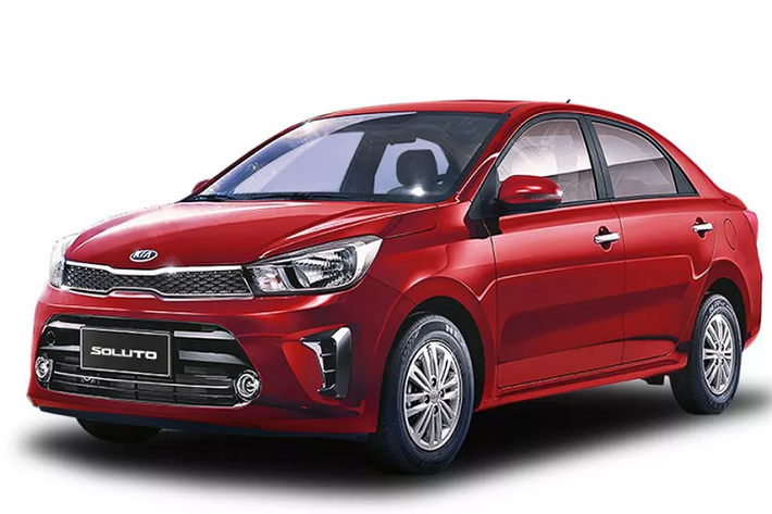 Mẫu xe giá rẻ Kia Soluto được phát triển trên nền tảng của chiếc Kia K2. Xe ra mắt lần đầu vào năm 2017 ở triển lãm ôtô Thượng Hải. Đầu năm 2019, mẫu xe này đã cập bến Đông Nam Á, cụ thể là Philippines, và nhận được nhiều sự chú ý bởi mức giá rẻ nhất phân khúc.