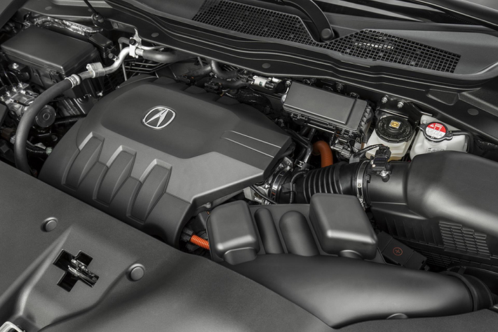 Mẫu xe Acura MDX mới được trang bị động cơ i-VTEC V6 3.5L, công suất 290 mã lực và mô-men xoắn 362 Nm, đi cùng hộp số tự động 9 cấp.