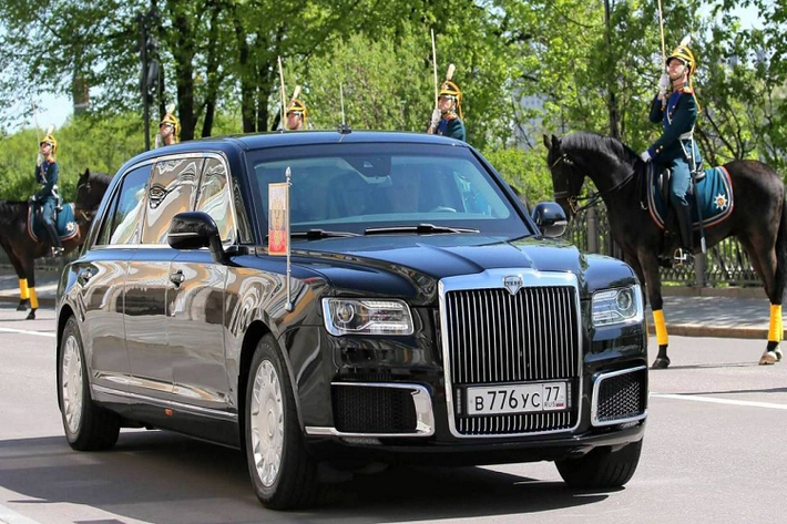 Siêu limousine Kortezh của Tổng thống Nga Vladimir Putin