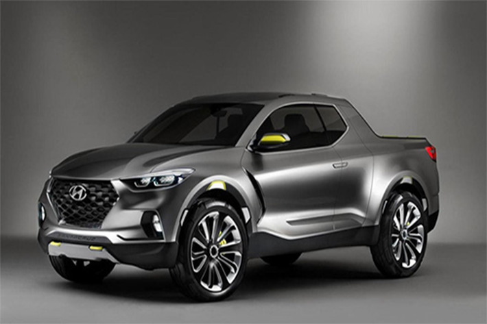 Hãng xe Hàn Quốc từng hé lộ mẫu bán tải Hyundai Satan Cruz cách đây 4 năm tại triển lãm xe Detroit 2015. Tuy nhiên, xe chưa được sản xuất dù đã được bật đèn xanh hai lần.