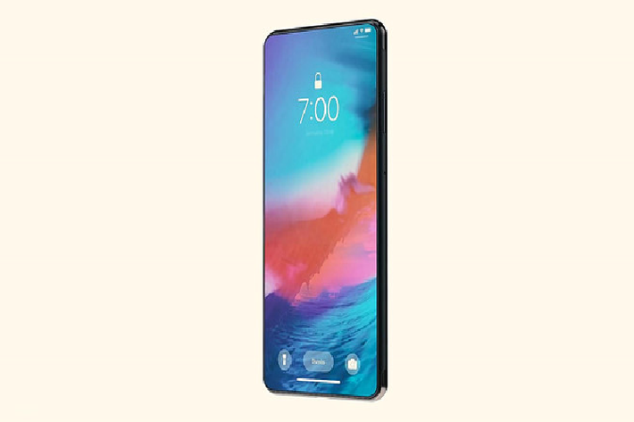 Bản dựng mẫu điện thoại iPhone Pro mới với camera ẩn dưới màn hình Các nhà thiết kế tại Concept Creator đã tạo ra bản dựng của chiếc iPhone Pro với màn hình tràn viền hoàn toàn. Phần camera selfie của máy đặt ngay dưới màn hình.