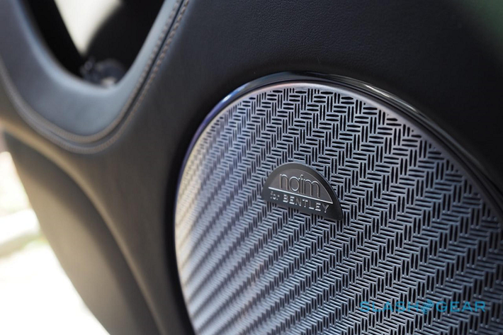 Naim dành cho Bentley cung cấp công suất khổng lồ thông qua 20 loa. Điều khiến hệ thống Naim trở nên khác biệt là hệ thống xử lý âm thanh kỹ thuật số khiến âm thanh chạm tới từng hành khách trong xe, và bởi vì các chủ xe Bentley thường có tài xế riêng, nó còn có một chế độ để đảm bảo hành khách phía sau nghe được tốt nhất.