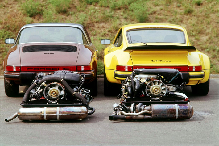 Động cơ boxer 6 xylanh của Porsche Ra mắt lần đầu vào năm 1964 dưới dạng động cơ ôtô tốt nhất này được làm mát bằng không khí, đến nay nó vẫn còn được sử dụng trên hầu hết các mẫu xe thể thao hai cửa của Porsche. Porsche đã thiết kế động cơ này dựa trên động cơ xylanh phẳng mà VW từng muốn sử dụng trên Beetle và mang nó lên nhưng mẫu xe thể thao của mình.