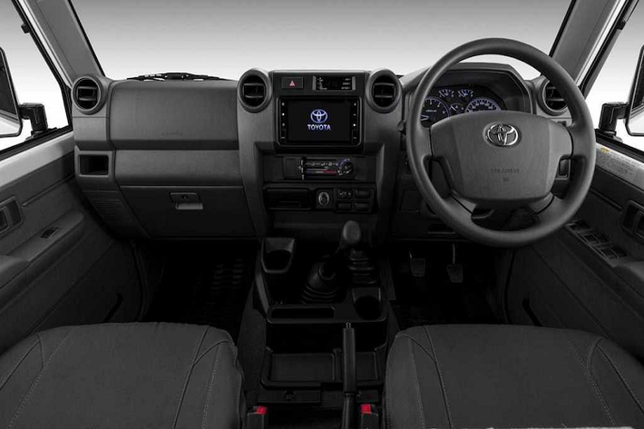 Có tên đầy đủ là Land Cruiser 79 4.5D V8 D/C Namib, phiên bản mới này được đặt tên theo một trong những hoang mạc lâu đời và lớn nhất Thế giới.