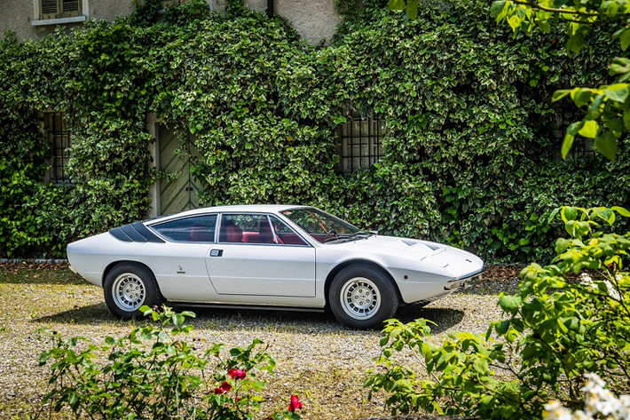 Ban đầu, Lamborghini Urraco hàng hiếm được trang bị động cơ V8 2.5L cho công suất 220 mã lực, đạt tốc độ tối đa 244 km/h. Ở thời điểm đó, động cơ 8 xy-lanh sử dụng duy nhất một trục cam và thiết kế kiểu buồng đốt Heron cho tỉ lệ nén cao hơn nhưng không tăng chi phí phát triển là đột phá mới.