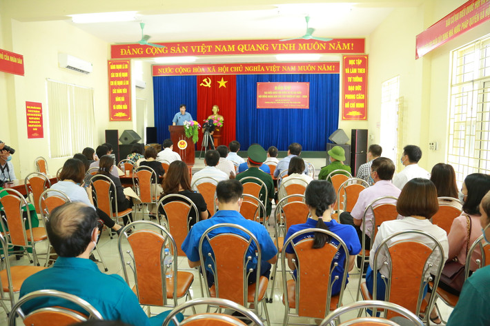 Đến dự và chỉ đạo thực hiện diễn tập có các ông Vũ Văn Diện, Ủy viên BTV Tỉnh ủy, Bí thư Thành ủy; Vũ Quyết Tiến, Tỉnh ủy viên, Giám đốc Sở nội vụ, Trưởng BTC Tỉnh ủy; các đồng chí trong BCĐ bầu cử, BCĐ phòng chống dịch thành phố và lãnh đạo các cơ quan, đơn vị liên quan.
