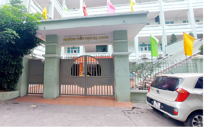 Trường Tiểu học Hạ Long, nơi con của bệnh nhân P.T.H. học cũng tạm thời phong tỏa.