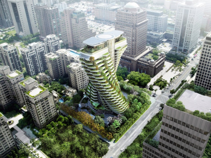 Tòa nhà là ý tưởng của kiến trúc sư Vincent Callebaut. Nguồn ảnh: Vincent Callebaut.