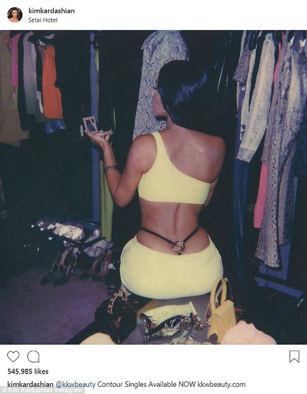 Trên thế giới, nhiều mỹ nhân được khen hết lời khi khoe trọn vóc dáng nuột. Ảnh: Instagram Kimkardarshin