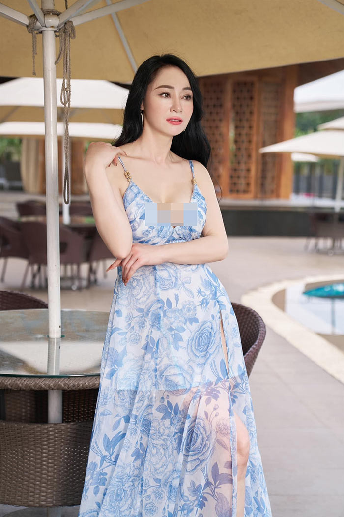 Ở tuổi 46, nhan sắc và dáng vóc của Quách Thu Phương vẫn khiến nhiều người phải ngoái nhìn.