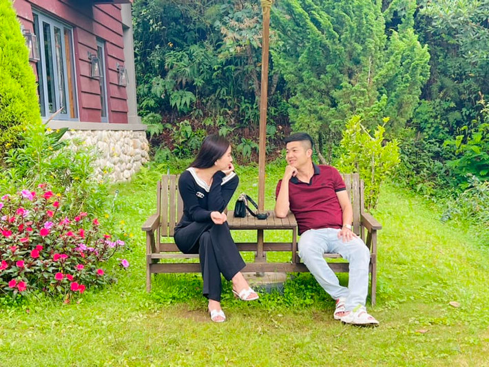 Cặp đôi công khai mối quan hệ vào dịp Valentine hồi đầu năm nay.