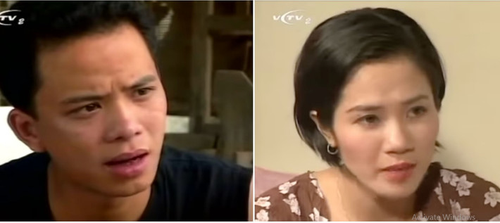 Trong bộ phim "Xin hãy tin em" lên sóng năm 1997, Nguyệt Hằng và Anh Tuấn đều đảm nhận vai diễn nhỏ. Nguyệt Hằng vào vai Thủy - chị gái của Long "lãng tử" (Lê Vũ Long), còn Anh Tuấn vào vai Huấn - đàn em của Hoài "thát chơ" (Lệ Hằng). Ảnh: VTV.