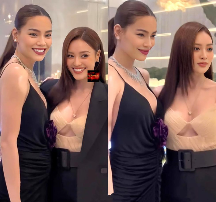 Ninh Dương Lan Ngọc và Hồ Ngọc Hà chiếm spotlight tại một sự kiện gần đây với nhan sắc "một 9 một 10". Ảnh: FB Cuộc đua kì thú.