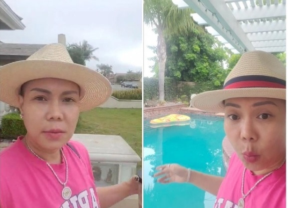 Cơ ngơi của Việt Hương bên Mỹ từng khiến dân mạng choáng váng. Vợ chồng cô cũng sở hữu một số bất động sản giá trị ở Việt Nam.