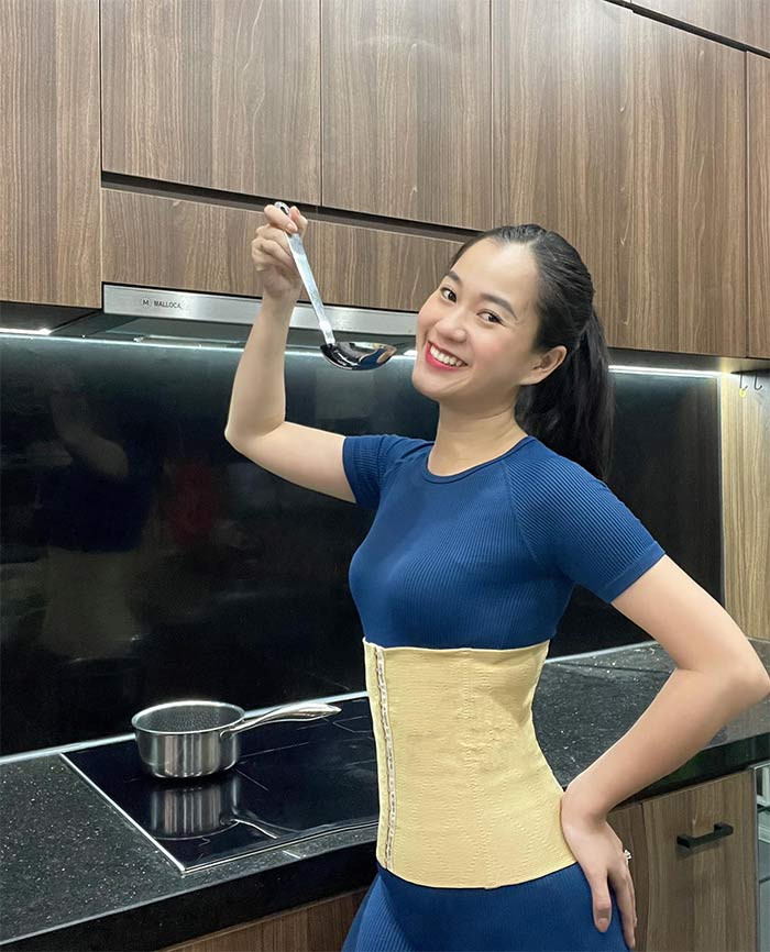 Thời gian gần đây, Lâm Vỹ Dạ chú ý tới việc giữ dáng hơn trước.