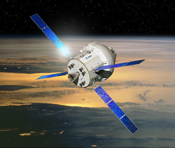Những hình ảnh về tàu hỗ trợ Orion MPCV được chụp vào ngày 21/11/2012.