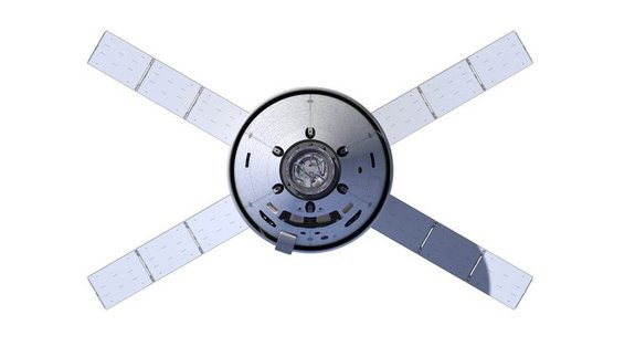 Chi tiết đỉnh đầu động cơ tàu Orion nhìn trực diện.