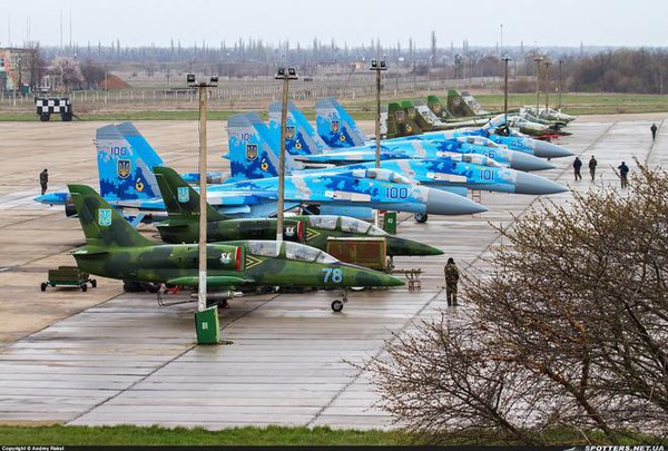 Lực lượng Không quân Nga có thể huy động hàng trăm chiến đấu cơ hiện đại tấn công Ukraine. Ngược lại, Không quân Ukraine chỉ có khoảng vài chục máy bay chiến đấu và cường kích cũ có thể sử dụng bình thường. Chính phủ Ukraine rõ ràng đã nhận thức được vấn đề này.