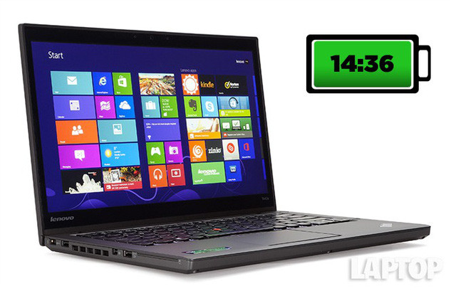 Cũng thuộc dòng Lennovo, T4440s có thời lượng pin sử dụng đến 14 giờ 36 phút. Với bộ pin 3-cell tích hợp sẵn, Lenovo T4440s cũng giúp người dùng có thể thoải mái tháo rời pin khi đang sử dụng mà không lo về việc phải tắt máy.