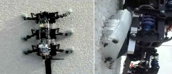 Cận cảnh chú robot hình con bọ và móng vuốt của nó. Nguồn ảnh: Kodlab.
