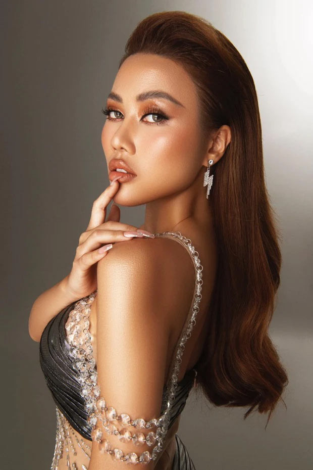 Với vẻ đẹp và profile "khủng" như vậy, Võ Bạch Mỹ Linh gây chú ý khi tham gia cuộc thi Hoa hậu Hòa bình Việt Nam 2022 - Miss Grand Vietnam 2022. (Ảnh: Tiền phong)