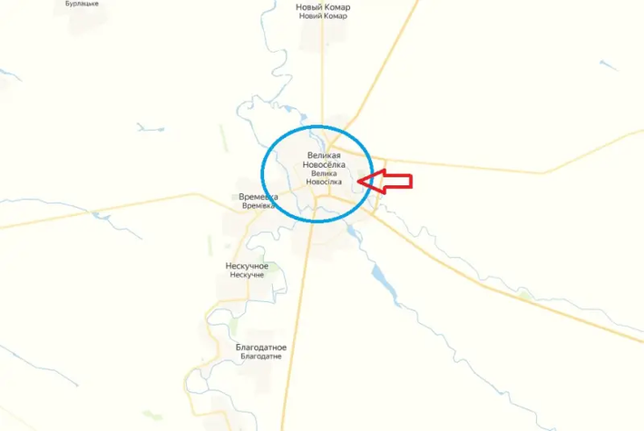 Quân đội Nga gần như đã áp sát khu định cư Velikaya Novoselka, một vị trí quan trọng trong hệ thống phòng thủ của toàn bộ lực lượng đối phương ở Donbass và Zaporozhye, nằm tại điểm giao nhau giữa các sườn phòng thủ của họ. Ảnh: Topwar.