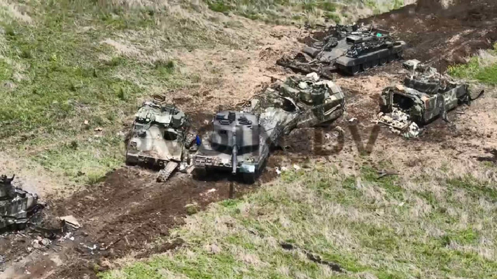 Đức đã viện trợ tổng cộng 18 chiếc Leopard 2A6, cùng với 3 chiếc từ Bồ Đào Nha, vì vậy thiệt hại này có thể coi là rất nghiêm trọng. Ảnh: RT.