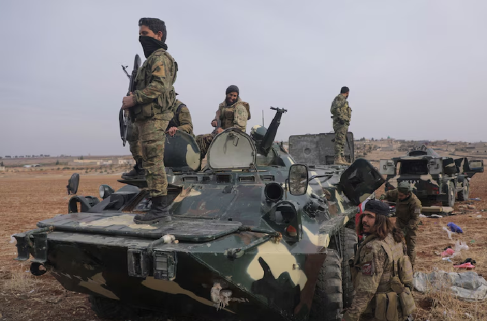 Vào sáng ngày 8/12, phiến quân Syria tuyên bố đã chiếm được thủ đô Damascus sau khi các lực lượng chính phủ trung thành với Tổng thống Bashar al-Assad bị đánh bại chỉ trong vài ngày. Ảnh: Reuters.