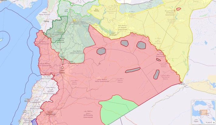 Mối quan tâm đặc biệt là sự gia tăng hoạt động quân sự ở khu vực miền trung Syria. Nếu thành phố Homs thất thủ, phiến quân có thể tiếp cận trực tiếp cả khu vực thủ đô và bờ biển phía tây, nơi có các căn cứ quân sự của Nga.