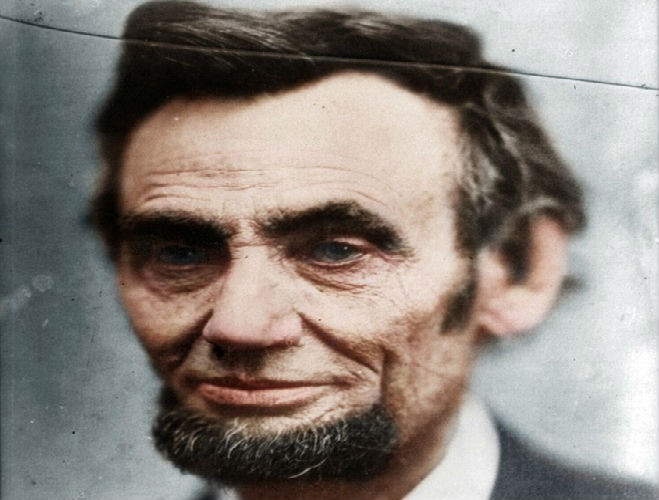 Chân dung Tổng thống Mỹ Abraham Lincoln năm 1865. Ảnh: Thư viện Quốc hội Mỹ