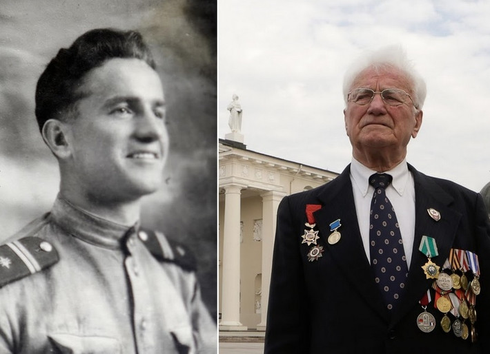 Jullus Deksnis, 88 tuổi, phục vụ trong bộ binh của Hồng quân Liên Xô từ tháng 8/1944 đến tháng 5/1945. Kết thúc chiến tranh thế giới thứ hai, ông sinh sống ở Latvia.