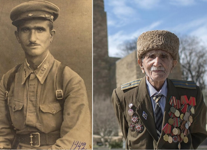 Allakhverdi Allyev, 102 tuổi. Ông đã từng phục vụ trong một đơn vị bộ binh của Hồng quân Liên Xô từ tháng 11/1941 đến năm 1944. Ông Allyev vốn là người Azerbaljan, kết thúc chiến tranh ông chuyển đến sinh sống ở Warsaw, Ba Lan.