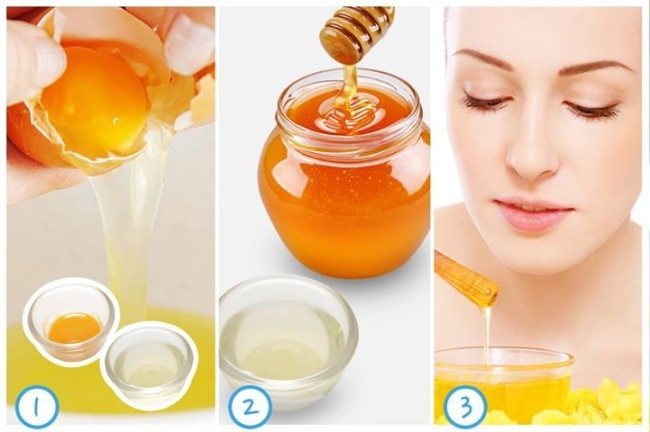 Đập một quả trứng gà, rồi cho 1 muỗng canh mật ong vào. Thoa hỗn hợp lên da khoảng 20-30 phút. Đây một trong những cách trị mụn hiệu quả.