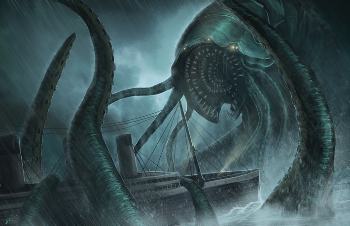 Thậm chí, một số câu chuyện còn mô tả Kraken lớn đến nỗi cơ thể của nó có thể bị nhầm lẫn với một hòn đảo trên biển.