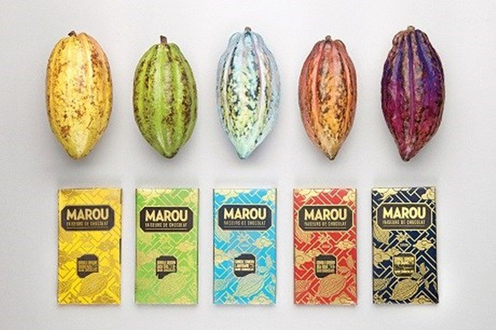 Sô cô la Marou. Món sô cô la này được nhiều báo nước ngoài như Tuần báo New York, Blooomberg, Elle... ca tụng là món sô cô la đặc biệt mới. Chẳng phải do truyền thông tâng bốc mà ai được thưởng thức cũng ca tụng nó là loại sô cô la ngon nhất thế giới. Ảnh: NYTimes.